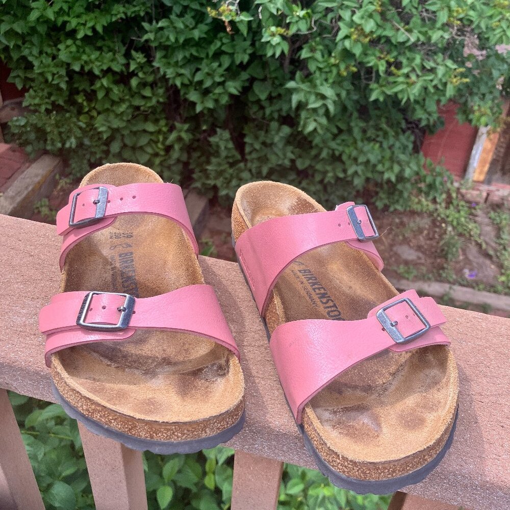 Pink Birkenstock- Vegan Leather